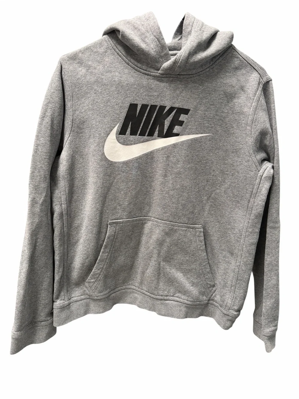 Nike Youth XL Hoodie Bundle Gray & Olive Pullover Sweatshirts 2-Pack